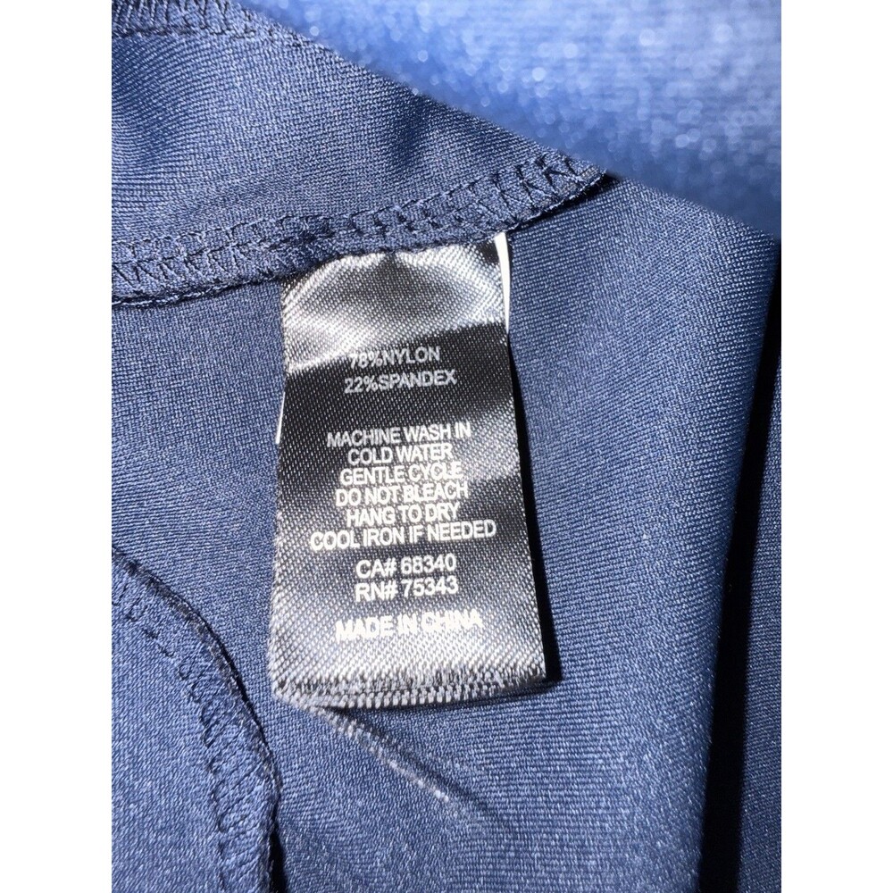 Christian Siriano Navy Blue Women’s Dress Pants Stretch Straight Pull On size 6 - Picture 6 of 6
